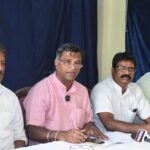 ಪುತ್ತೂರು: ಕಂಟೈನರ್ ಲಾರಿ ವಿದ್ಯುತ್ ಕಂಬಕ್ಕೆ ಡಿಕ್ಕಿಯಾಗಿ ಪಲ್ಟಿ