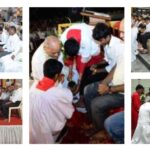 ಕರಾವಳಿಯ ಚರ್ಚ್‌ಗಳಲ್ಲಿ ಪಾದ ತೊಳೆದು ಪವಿತ್ರ ಗುರುವಾರ ಆಚರಣೆ