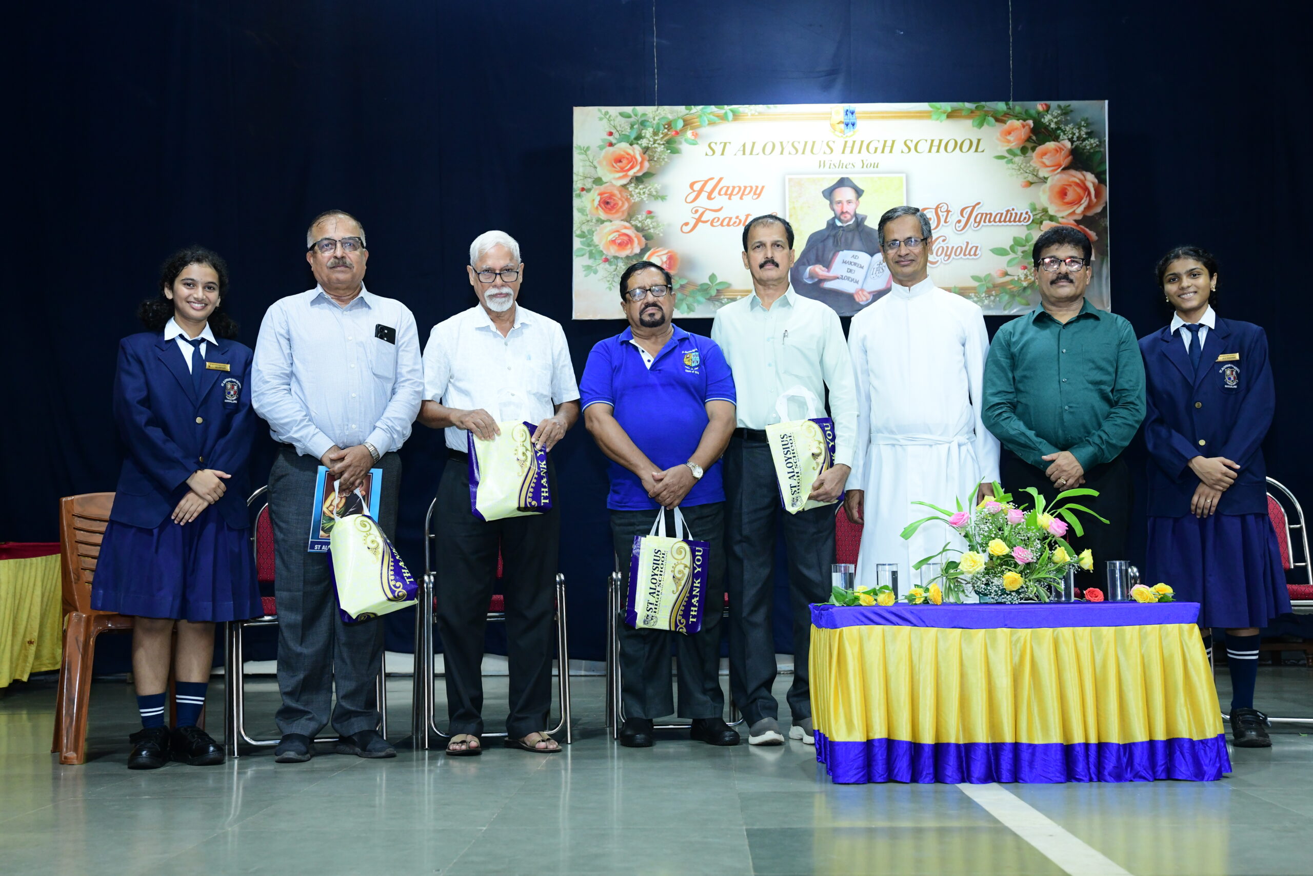 ಸಂತ ಅಲೋಶಿಯಸ್ ಪ್ರೌಢಶಾಲೆಯಲ್ಲಿ ಸಂಭ್ರಮದ ‘ಸ್ಥಾಪಕರ ದಿನಾಚರಣೆ’