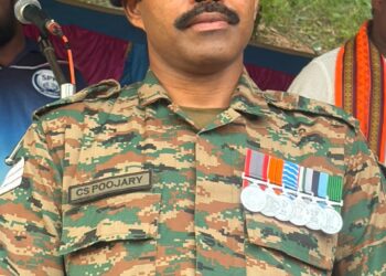 ವೀರ ಯೋಧ ಚಂದ್ರಶೇಖರ ಪೂಜಾರಿ ಅವರಿಗೆ ಪೆರುವಾಯಿಯಲ್ಲಿ ಅಭೂತಪೂರ್ವ ನಾಗರಿಕ ಸನ್ಮಾನ
