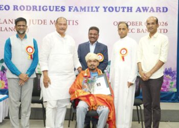 ಗ್ಲ್ಯಾನಿಶ್ ಮಾರ್ಟಿಸ್‌ಗೆ ಲಿಯೋ ರೊಡ್ರಿಗಸ್ ಕುಟುಂಬ ದತ್ತಿ ಕಿಟಾಳ್ ಯುವ ಪ್ರಶಸ್ತಿ ಪ್ರದಾನ