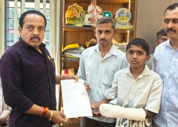 ಅಕಸ್ಮಿಕ ಪಟಾಕಿ ಸ್ಫೋಟದಿಂದ ಗಾಯಗೊಂಡಿದ್ದ ಬಾಲಕನಿಗೆ 1 ಲಕ್ಷ ರೂ. ಸಿಎಂ ಪರಿಹಾರ: ಶಾಸಕ ಅಶೋಕ್ ಕುಮಾರ್ ರೈ