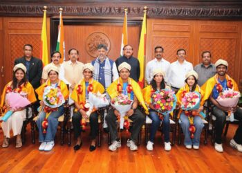 ಏಷ್ಯನ್ ಗೇಮ್ಸ್ ಕ್ರೀಡಾಪಟುಗಳಿಗೆ ಅದ್ಧೂರಿ ಸನ್ಮಾನ: ಒಟ್ಟು 8 ಕೋಟಿ ರೂ. ನಗದು ಪುರಸ್ಕಾರ ಘೋಷಿಸಿದ ಸಿಎಂ ಡಿ.ಕೆ. ಶಿವಕುಮಾರ್