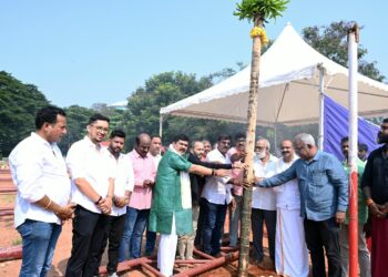 ‘ಕುಡ್ಲದ ಪಿಲಿಪರ್ಬ-2026’ಕ್ಕೆ ಚಾಲನೆ: ಕೇಂದ್ರ ಮೈದಾನದಲ್ಲಿ ನೆರವೇರಿತು ಚಪ್ಪರ ಮುಹೂರ್ತ!