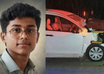 ನೆಲ್ಯಾಡಿ ಸಮೀಪ ಗ್ಯಾಸ್ ಟ್ಯಾಂಕರ್‌ಗೆ ಕಾರು ಡಿಕ್ಕಿ: ಪ್ರಥಮ ಪಿಯುಸಿ ವಿದ್ಯಾರ್ಥಿ ಸ್ಥಳದಲ್ಲೇ ಸಾವು